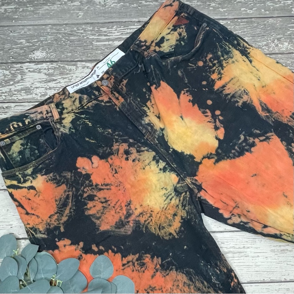 LRG Tie Dye True Straight Jean Shorts
